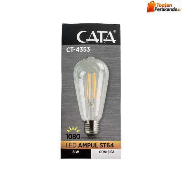 Cata CT-4353 8 Watt Flament Led Ampül Günışığı